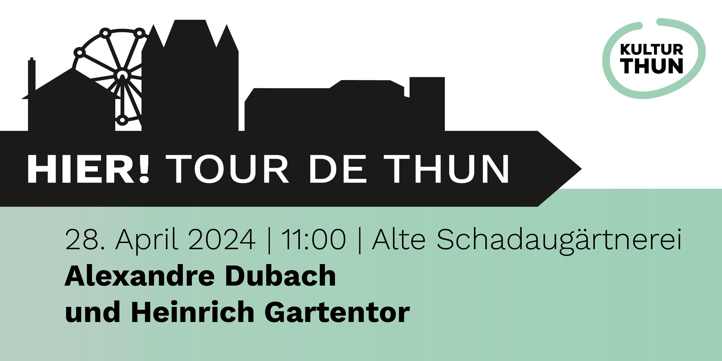 HIER! Tour de Thun mit Alexandre Dubach und Heinrich Gartentor